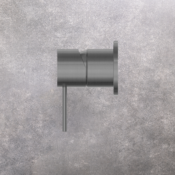 Nero Mecca Shower Mixer with 60mm Plate Brushed Gunmetal