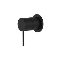 Mecca Shower Mixer with 60mm Plate Matte Black