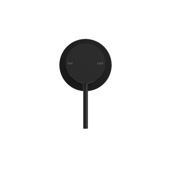 Mecca Shower Mixer with 60mm Plate Matte Black