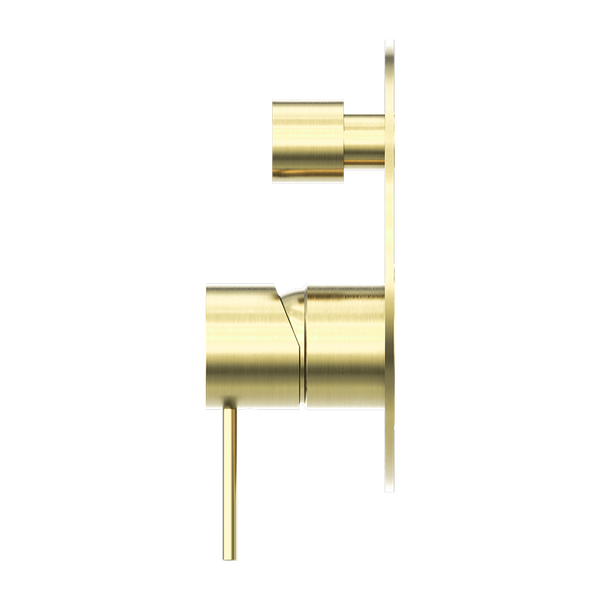 Nero Mecca Shower Mixer with Divertor Brushed Gold
