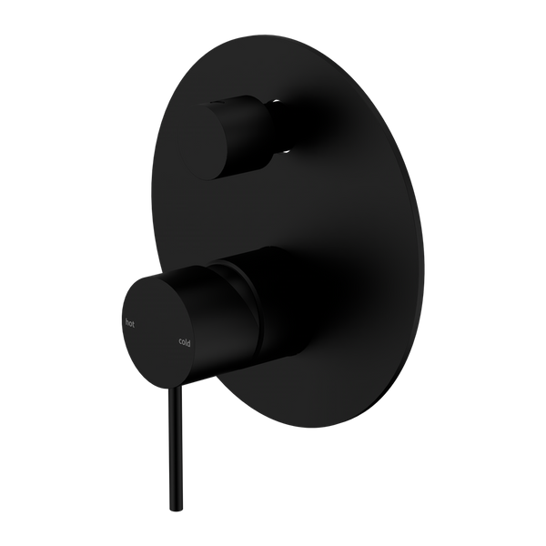 Nero Mecca Shower Mixer With Divertor Matte Black