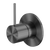 Nero Mecca Shower Mixer Handle Up 80mm Plate Gun Metal