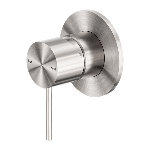 Nero Mecca Shower Mixer 80mm Plate Brushed Nickel