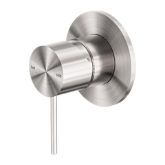 Nero Mecca Shower Mixer 80mm Plate Brushed Nickel