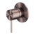 Nero Mecca Shower Mixer 80mm Plate Brushed Bronze
