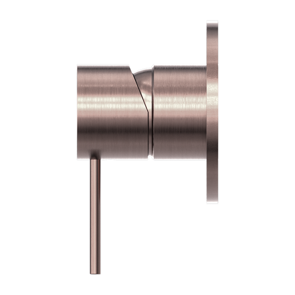 Nero Mecca Shower Mixer 80mm Plate Brushed Bronze