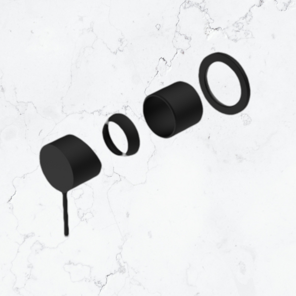 Nero Mecca Shower Mixer 60mm (Trim Kit Only) Matte Black
