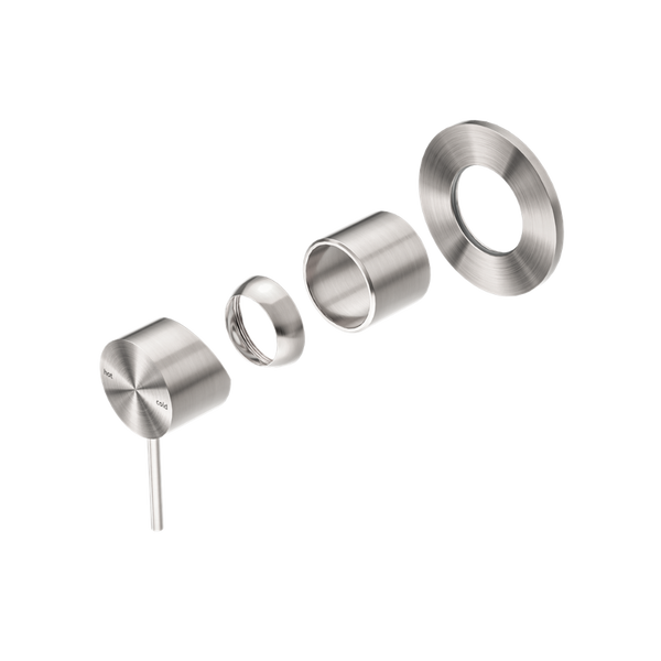 Nero Mecca Shower Mixer 80mm (Trim Kit Only) Brushed Nickel