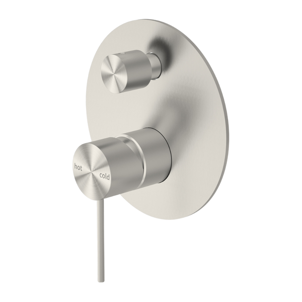 Nero Mecca Shower Mixer with Divertor Brushed Nickel