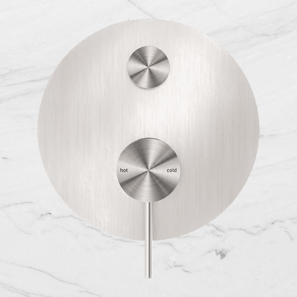 Nero Mecca Shower Mixer with Divertor Brushed Nickel