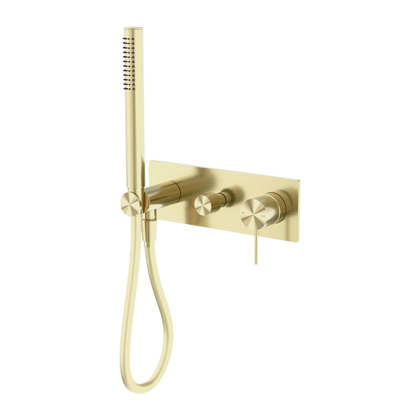 Nero Mecca Shower Mixer Divertor System Brushed Gold