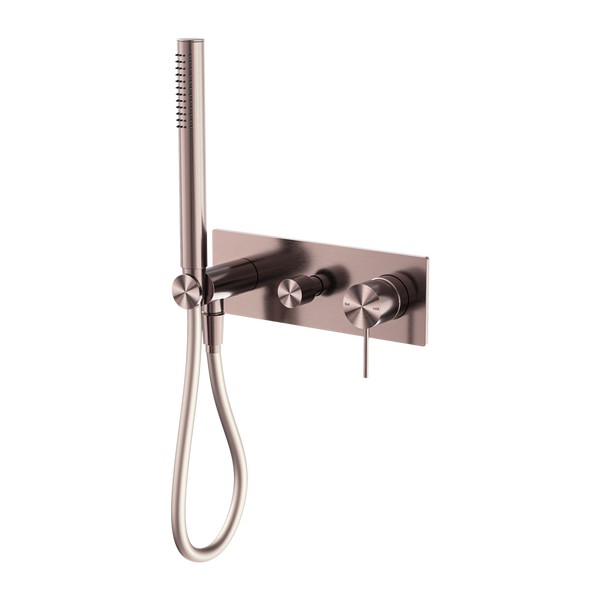 Nero Mecca Shower Mixer Divertor System Brushed Bronze