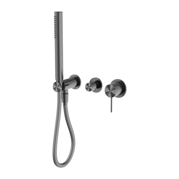 Nero Mecca Shower Mixer Divertor System Separate Back Plate Gun Metal