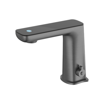 Nero Claudia Sensor Mixer with Black Top Display Brushed Gunmetal