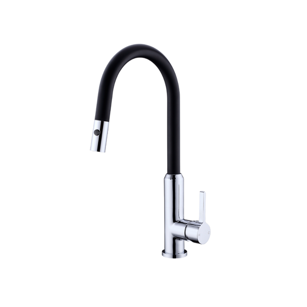 Nero Pearl Pull Out Sink Mixer With Veggie Spray Function Matte Black