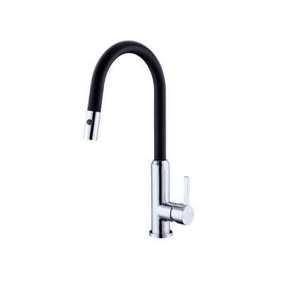 Pearl Pull Out Sink Mixer With Veggie Spray Function Matte Black