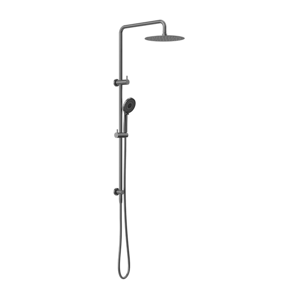 Nero Round Project Twin Shower Gunmetal