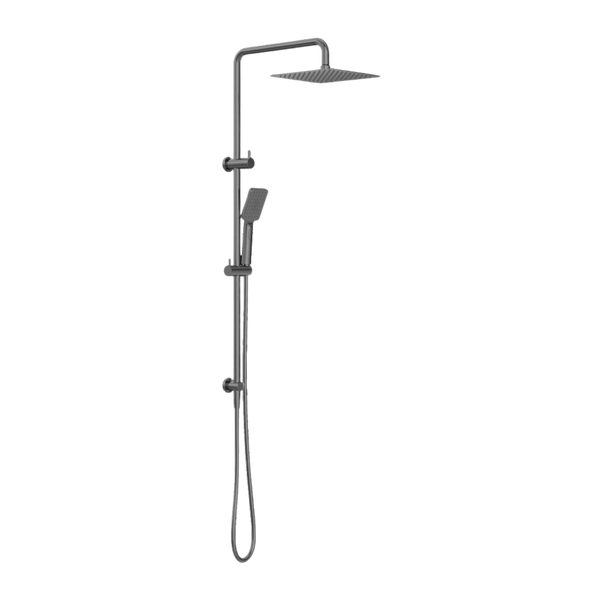 Nero Square Project Twin Shower Gunmetal
