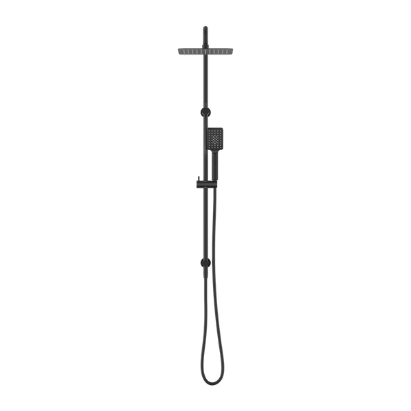 Nero Square Project Twin Shower Matte Black