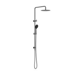 Nero Round Project Twin Shower 4 Star Rating Gun Metal