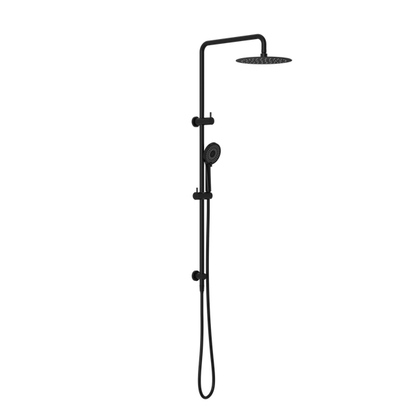 Nero Round Project Twin Shower 4 Star Rating Matte Black