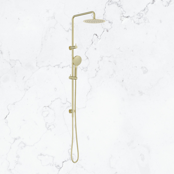 Nero Dolce II Twin Shower Brushed Gold