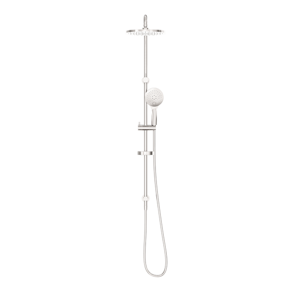 Nero Project Twin Shower Set Brushed Nickel
