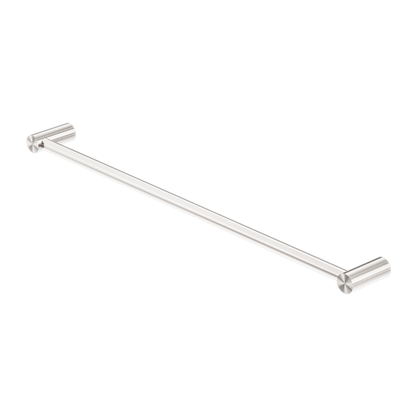 Nero New Mecca Single Towel Rail 800mm Brushed Nickel