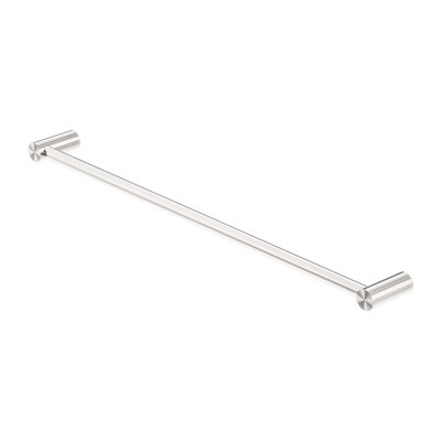 Nero New Mecca Single Towel Rail 800mm Brushed Nickel