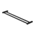 Nero New Mecca Double Towel Rail 800mm Matte Black