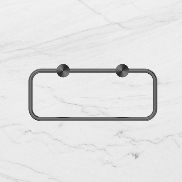 Nero New Mecca Towel Ring Brushed Gunmetal