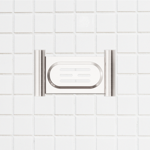 Nero New Mecca Soap Dish Holder Brushed Nickel