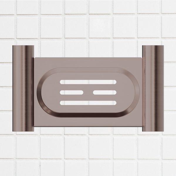 Nero New Mecca Soap Dish Holder Brushed Bronze