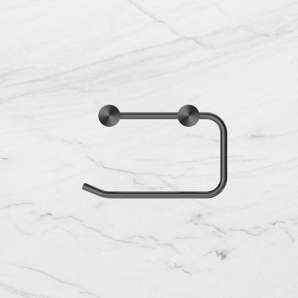 Nero New Mecca Toilet Roll Holder Brushed Gunmetal