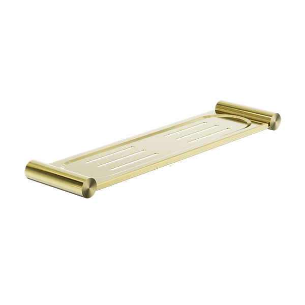 Nero New Mecca Metal Shower Shelf Brushed Gold