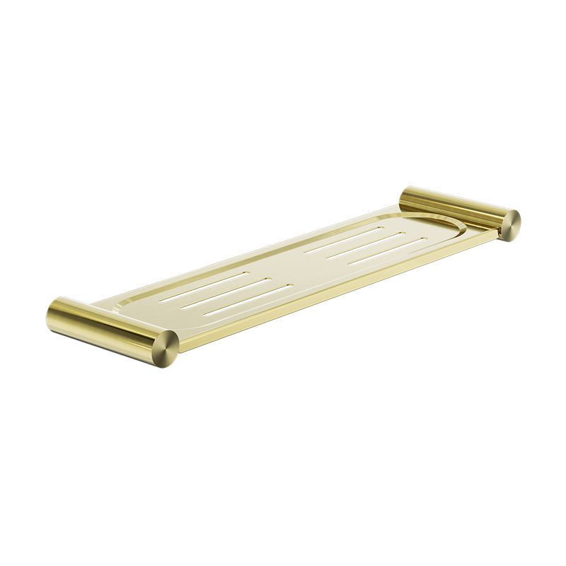 New Mecca Metal Shower Shelf Brushed Gold