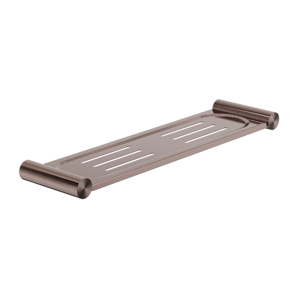 Nero New Mecca Metal Shower Shelf Brushed Bronze