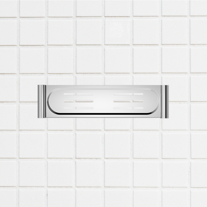 New Mecca Metal Shower Shelf Chrome