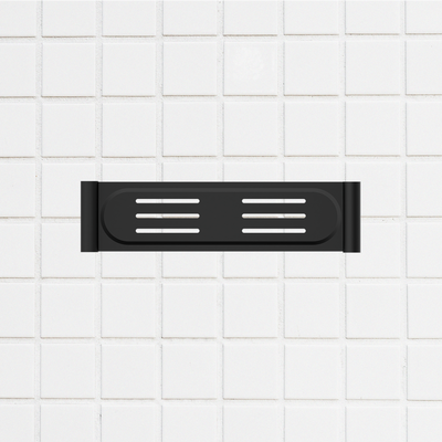 New Mecca Metal Shower Shelf Matte Black