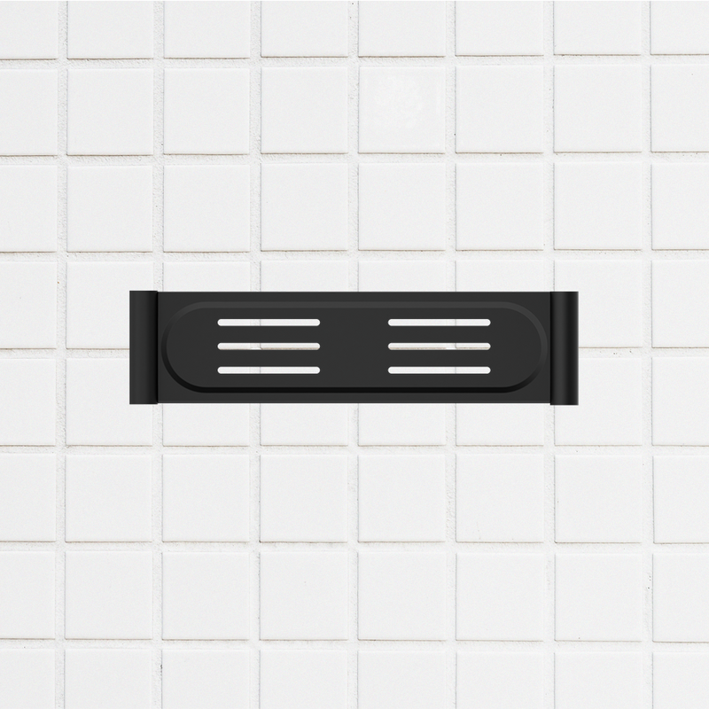 New Mecca Metal Shower Shelf Matte Black