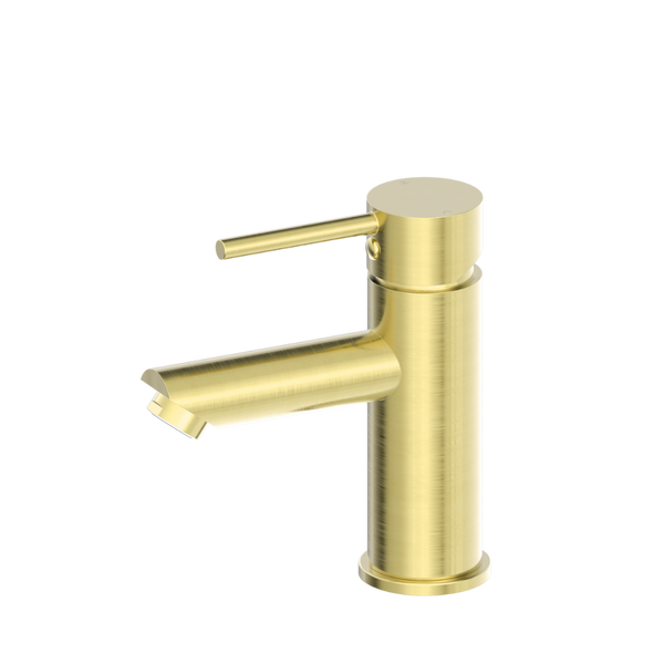 Nero Dolce Basin Mixer Straight Spout Brushed Gold