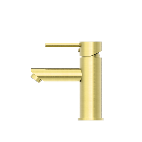 Nero Dolce Basin Mixer Straight Spout Brushed Gold
