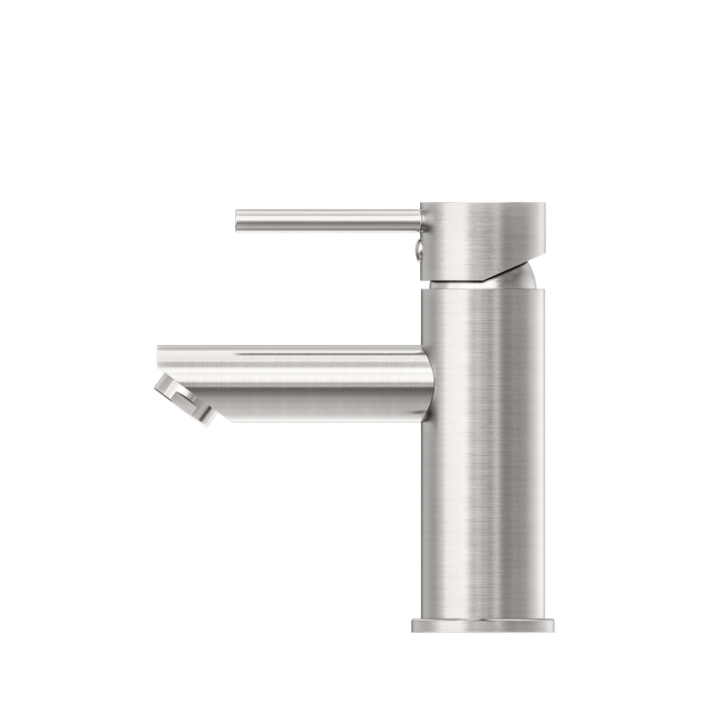 Dolce Basin Mixer Straight Spout Brushed Nickel