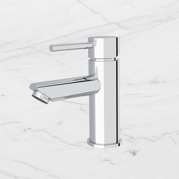 Nero Dolce Basin Mixer Straight Spout Chrome