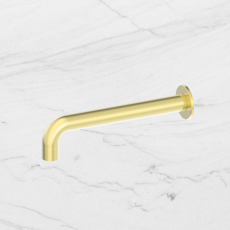 Dolce Basin Bath Spout Only 215mm Brushed Gold