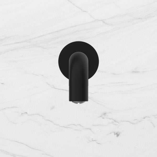 Nero Dolce Basin Bath Spout Only 215mm Matte Black