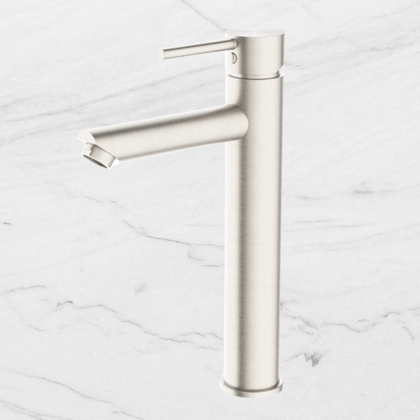 Nero Dolce Tall Basin Mixer Brushed Nickel