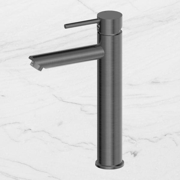 Nero Dolce Tall Basin Mixer Brushed Gunmetal