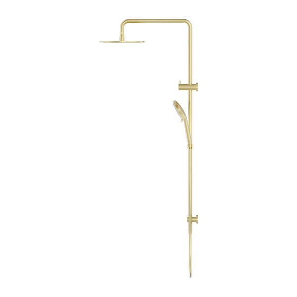 Nero Round Twin Shower Brushed Gold