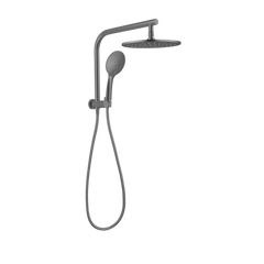 Nero Mecca 2 in 1 Twin Shower Brushed Gunmetal